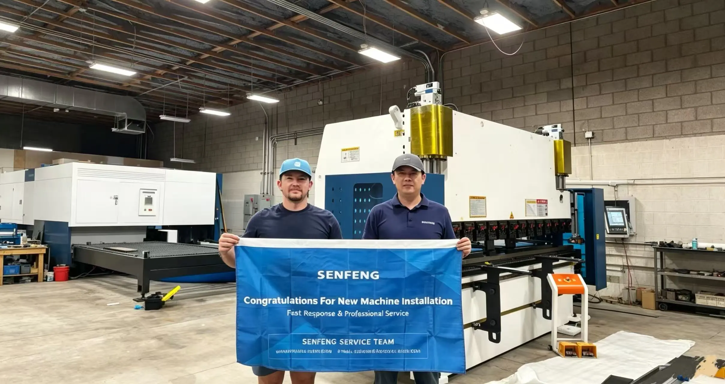 BDE13032 Press Brake Installation and Training in the USA
